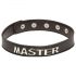 X-Play Meester - zwarte halsband