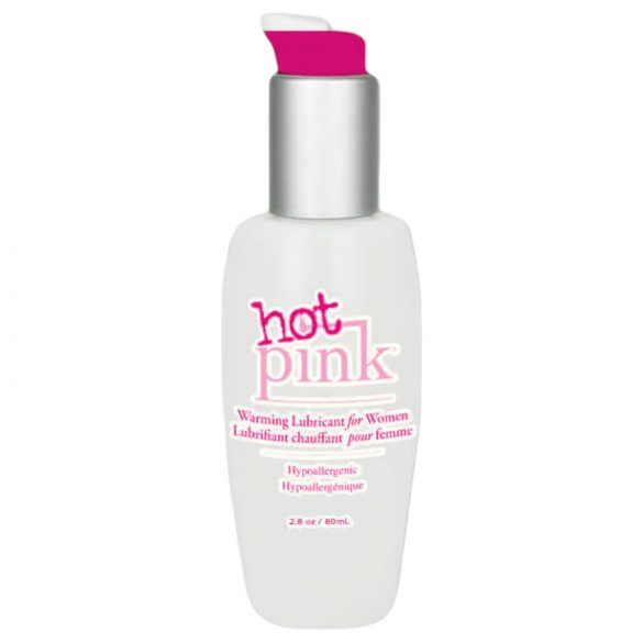 Hot Pink - Verwarmende waterbasis glijmiddel (80 ml)