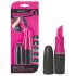 Screaming Lipstick - discreet roze-zwart vibratieplezier