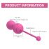 Magic Motion Kegel Master - Slimme paarse kegelballen duo