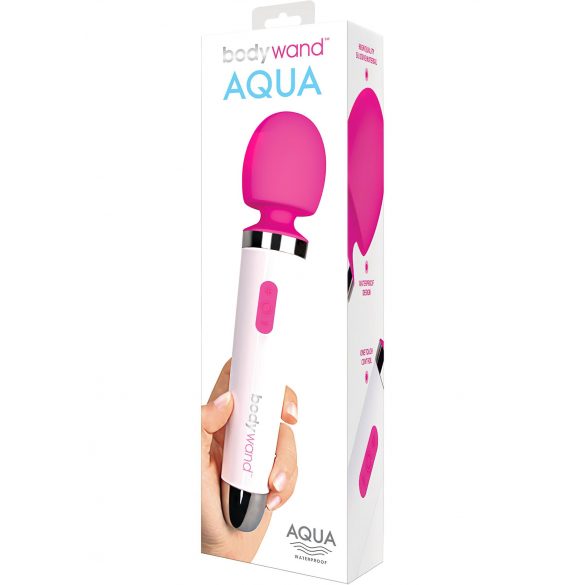 Bodywand Aqua Wand - waterdichte massager vibrator (wit-roze)