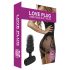 Love Plug - kleine anale vibrator (zwart)