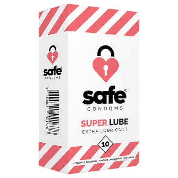 SAFE Super Lube - extra gladde condooms (10 stuks)