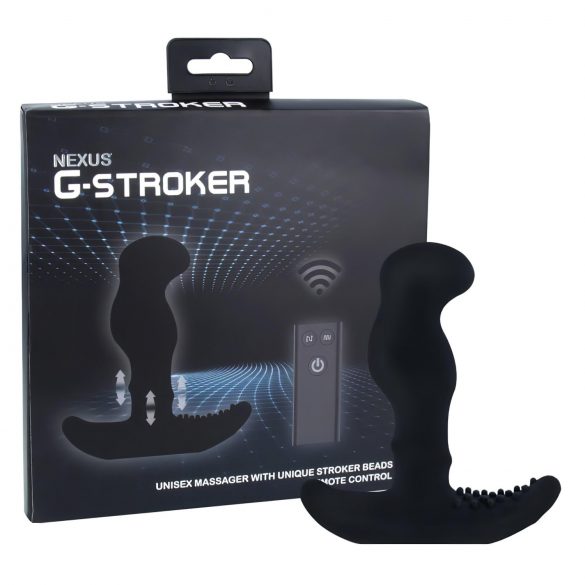 Nexus G-stroker - afstandsbediende prostaatvibrator (zwart)