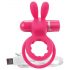 Screaming O Ohare - roze konijntjesvibrator penisring, oplaadbaar