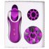 FEELZTOYS Clitella - oplaadbare, roterende orale vibrator (paars)