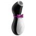 Satisfyer Penguin - Oplaadbare, waterdichte clitorisstimulator (zwart-wit)