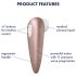 Satisfyer 1 No.1 - waterdichte luchtdruk clitstimulator (bruin)