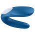 Satisfyer Double Whale - duo motor partner vibrator (blauw)