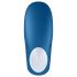 Satisfyer Double Whale - duo motor partner vibrator (blauw)