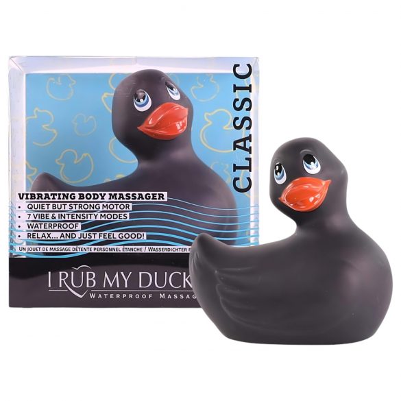 Mijn Duckie 2.0 - Speelse waterdichte clitorisstimulator (zwart)