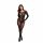 Baci - Lange mouw luipaard bodystocking - zwart (S-L)