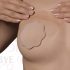 Bye Bra D-F - onzichtbare borstlift tape - nude (3 paar)