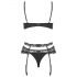 Obsessive Heartina - Lingerieset (zwart) - L/XL