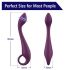 Aixiasia Lotty - oplaadbare, waterdichte G-spot vibrator (paars)