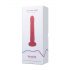 LOVENSE Gravity - oplaadbare thrusting vibrator met basis (rood)