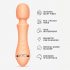 Vush Majesty 2 - Oplaadbare, waterdichte massager (oranje)