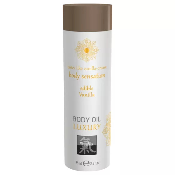 Shiatsu Luxury - Eetbare Massageolie Vanille (75ml)